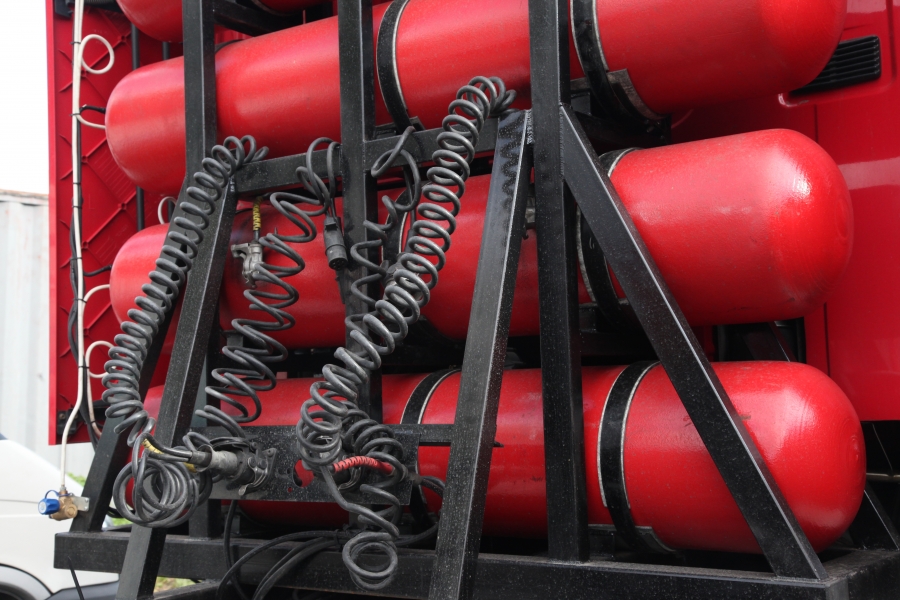 Установка ГБО на тягач СКАНИЯ Р360