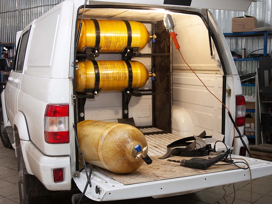 Газификация УАЗ 2363